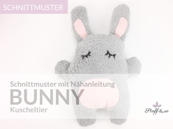 Schnittmuster Bunny / Plüschtier Hase / Stoff&amp;so