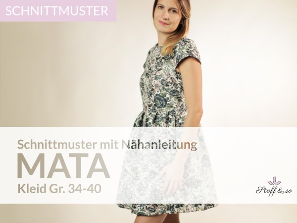 Schnittmuster MATA / Kleid / Stoff&amp;so