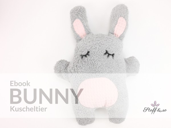 Ebook Bunny / Plüschtier Hase / Stoff&amp;so