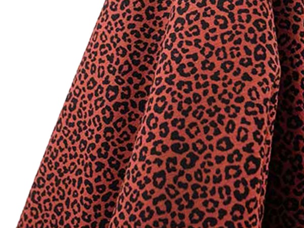 Jersey kleine Leoparden print rost