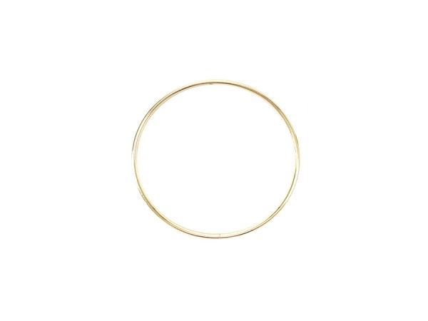 13cm Draht Ring / Makramee Gold