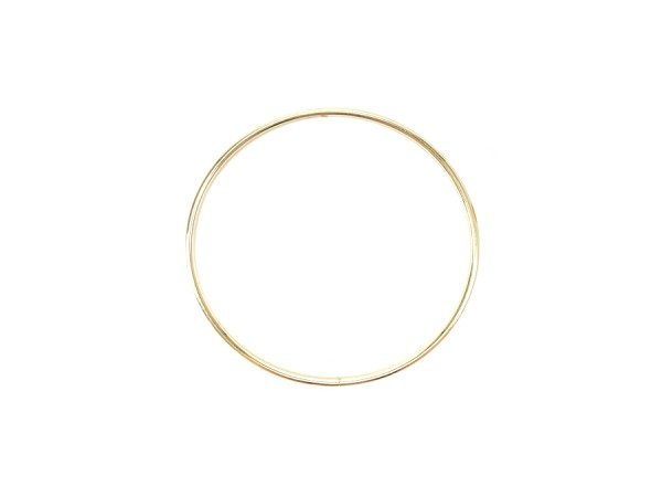 15cm Draht Ring / Makramee Gold