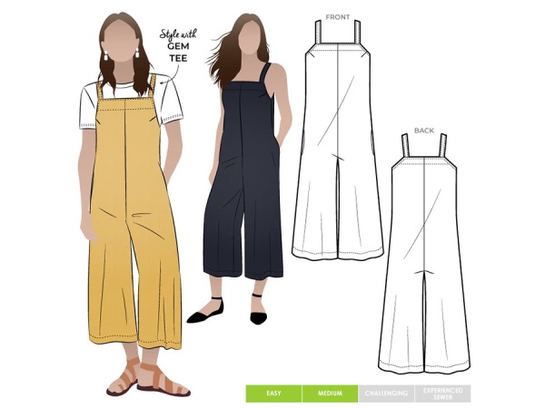 Schnittmuster Mildred / Jumpsuit / Style Arc