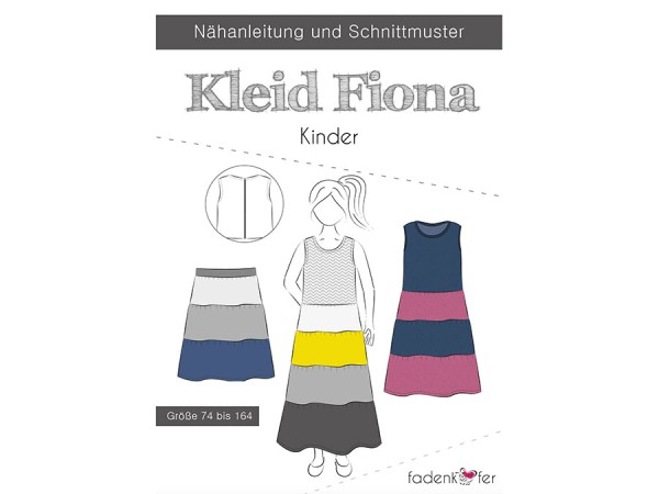 Schnittmuster Kleid Fiona / Kinder / Fadenkäfer