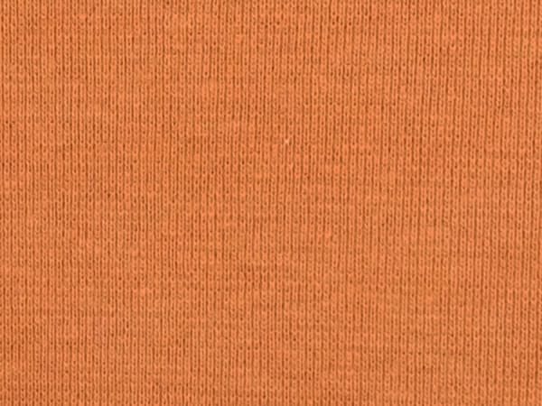 Bio Bündchen dunkel orange uni